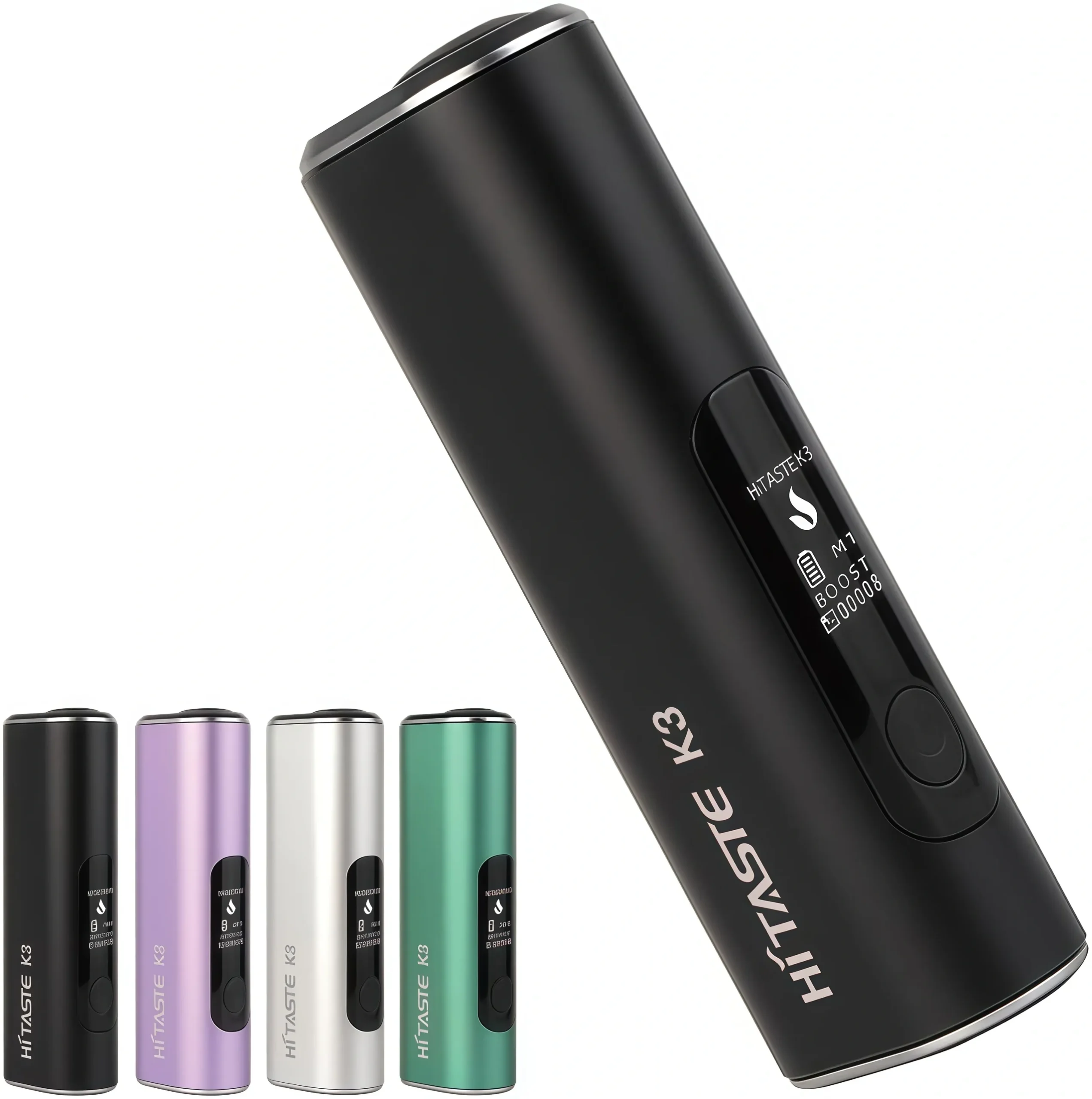 HITASTE K3 二回機推薦|3200mAh 雙模式 30 次續航 TEREA 相容主機 2 HITASTE K3 二回機 黑紫銀綠四色